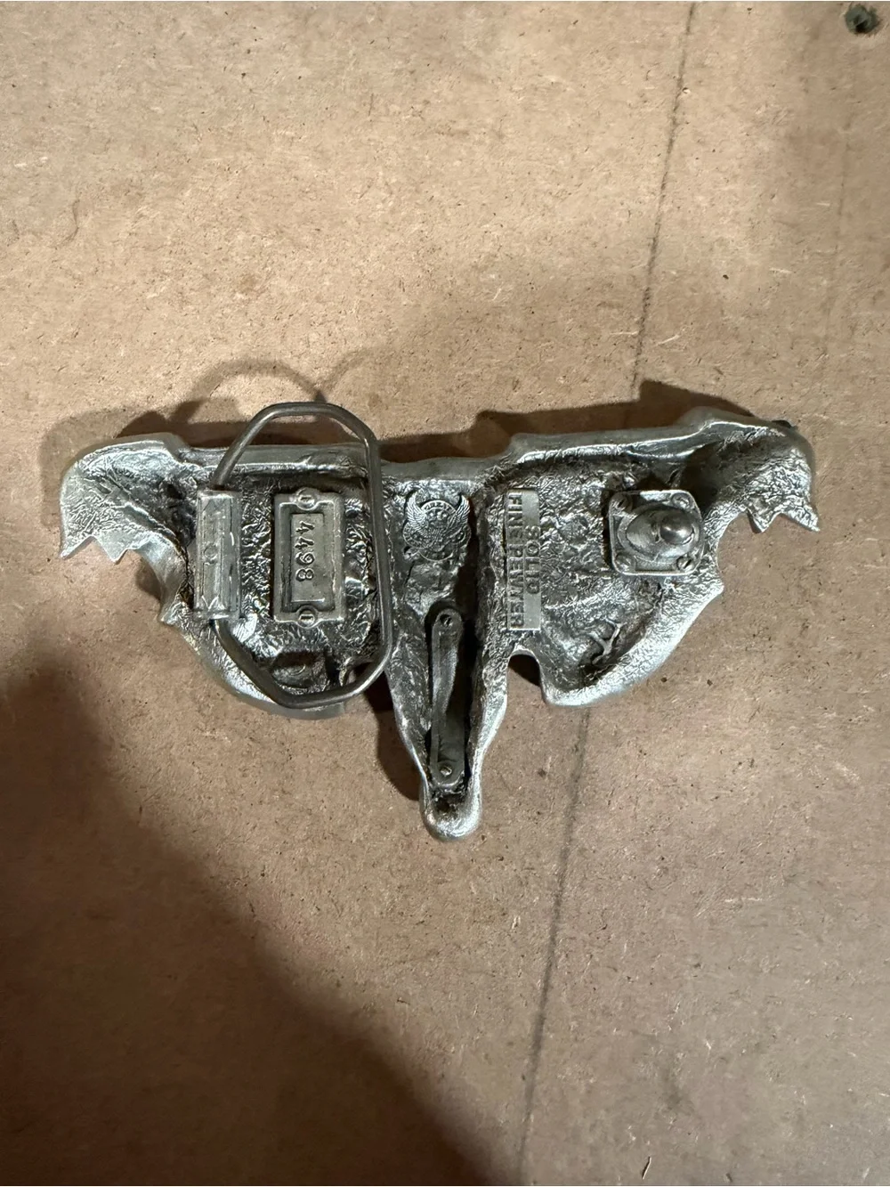 Texas Longhorns Skull & Flag Belt Buckle Large Western Vintage 1990s GAP